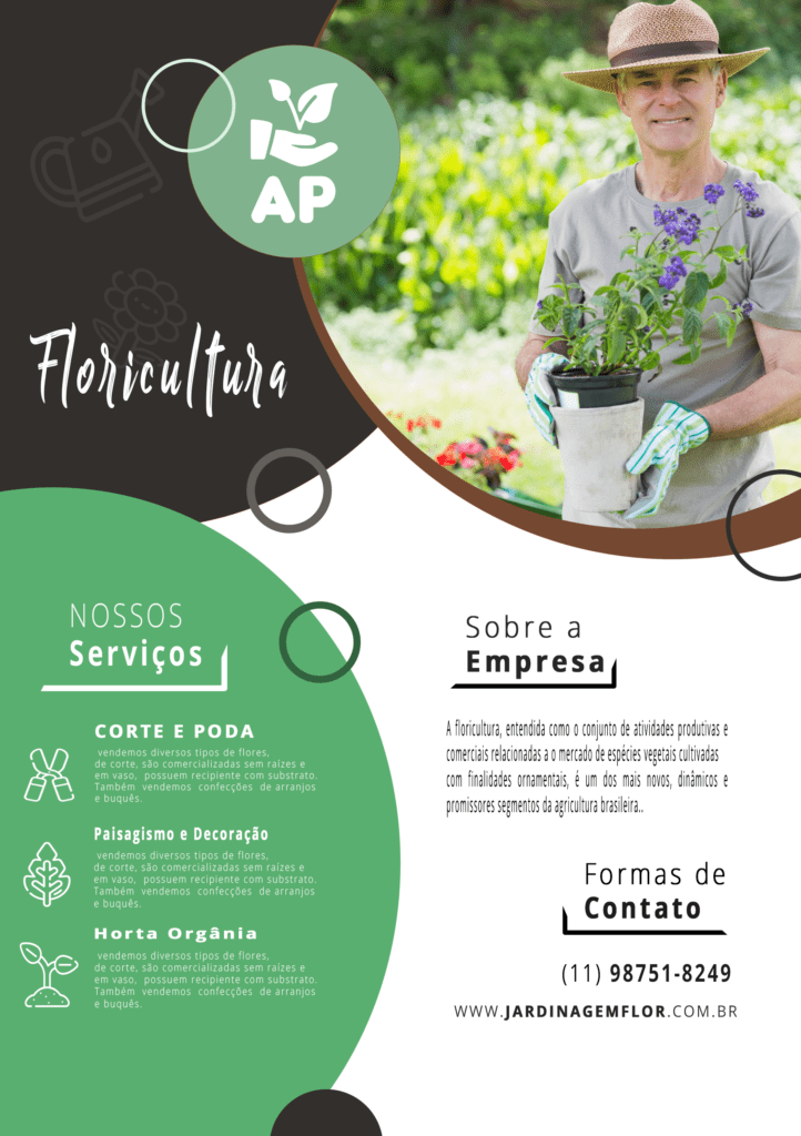 10 Flyer para jardinagem e empresas